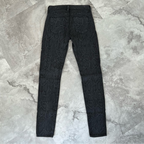 Hudson Gray Snake‎ Print Nico Lace Skinny Jeans Size 26